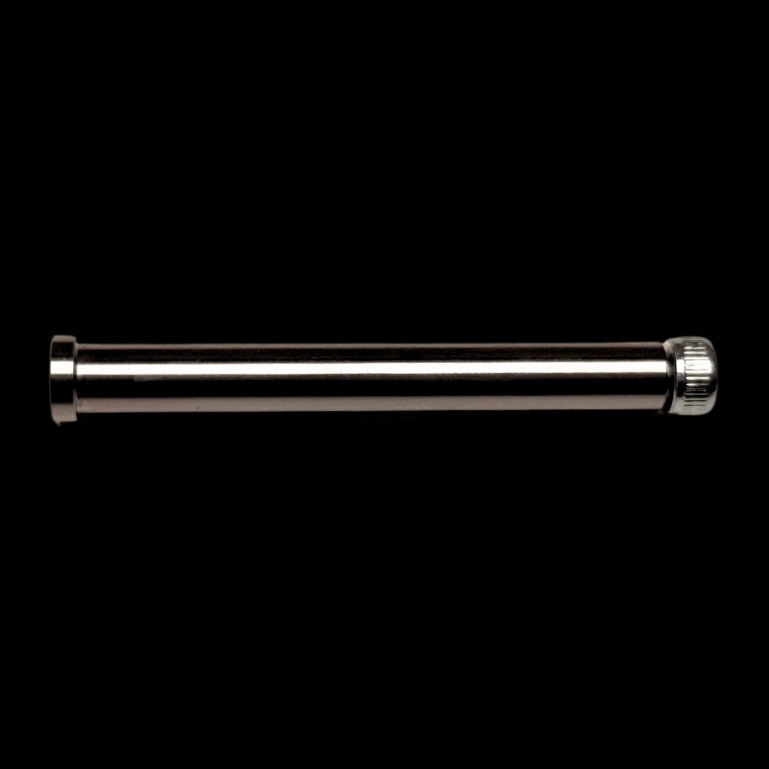 A silver-colored titanium hinge pin for Losi Promoto 1/4 Scale SM & MX Motorcycles.