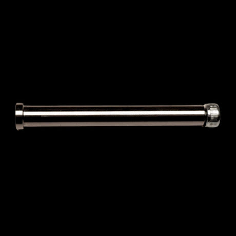 A silver-colored titanium hinge pin for Losi Promoto 1/4 Scale SM & MX Motorcycles.