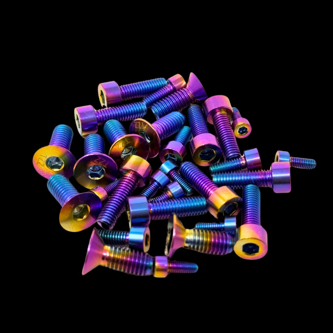 TZZ Titanium alloy screws for Taylor Billet Diff housings LOSI 5T, 5B & 2.0