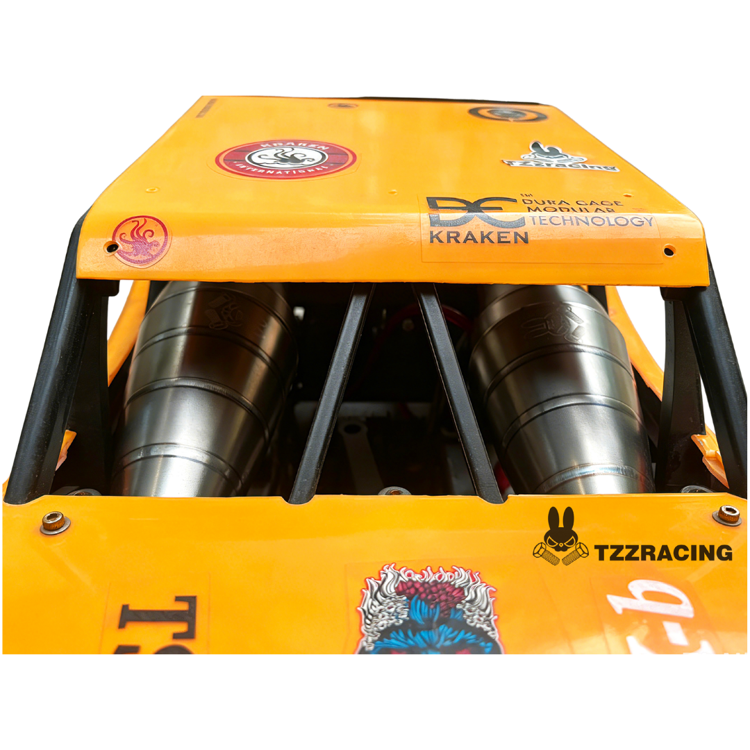 TZZ Racing Baja Titanium Twin Exhaust Pipe Kit (SX5/TSK/TC Cage)