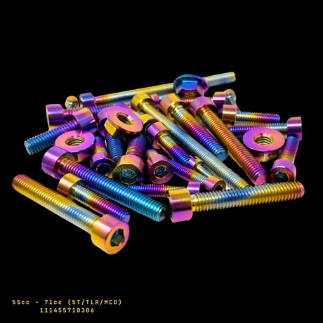 TZZ Taylor 40cc-80cc Engine Titanium alloy Screws Set