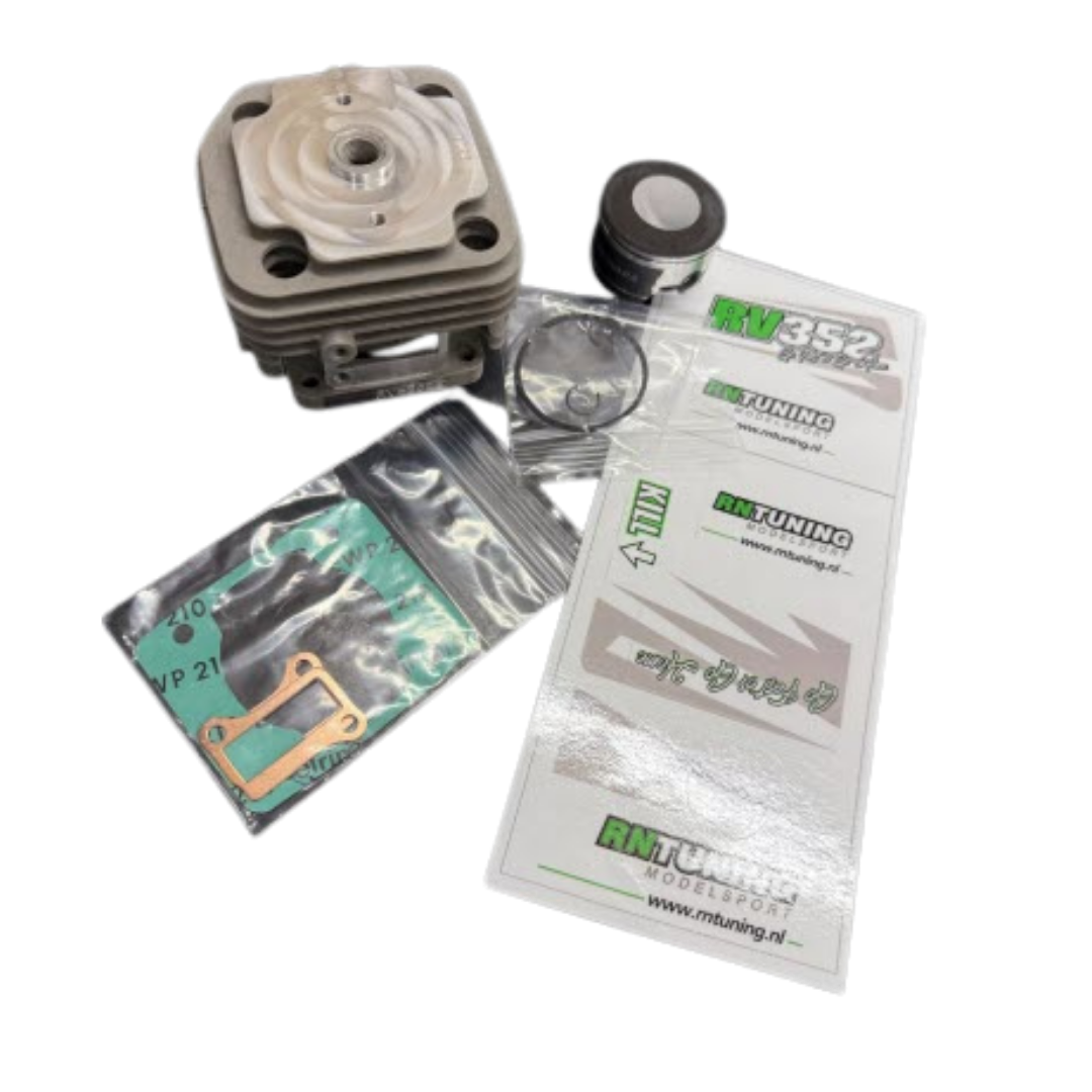 RV-Racing Race Ported 35.2cc Zenoah Fujiwara 4 bolt Top End Kit