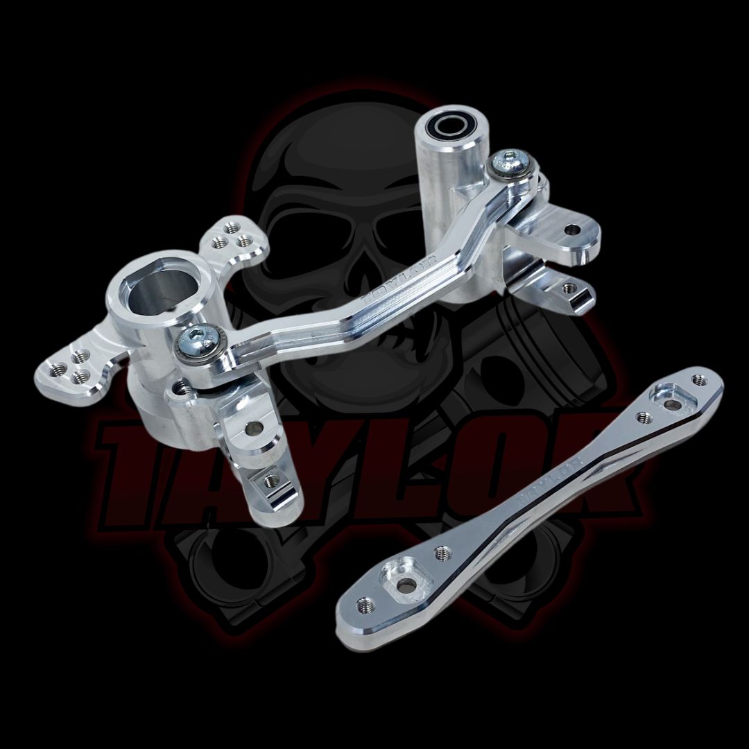 Taylor MCD Billet Bell Crank Steering System with Dual Servo Saver arm