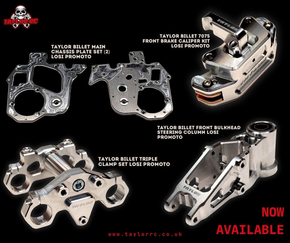 Premium British Engineering for your Losi Promoto has finally arrived!