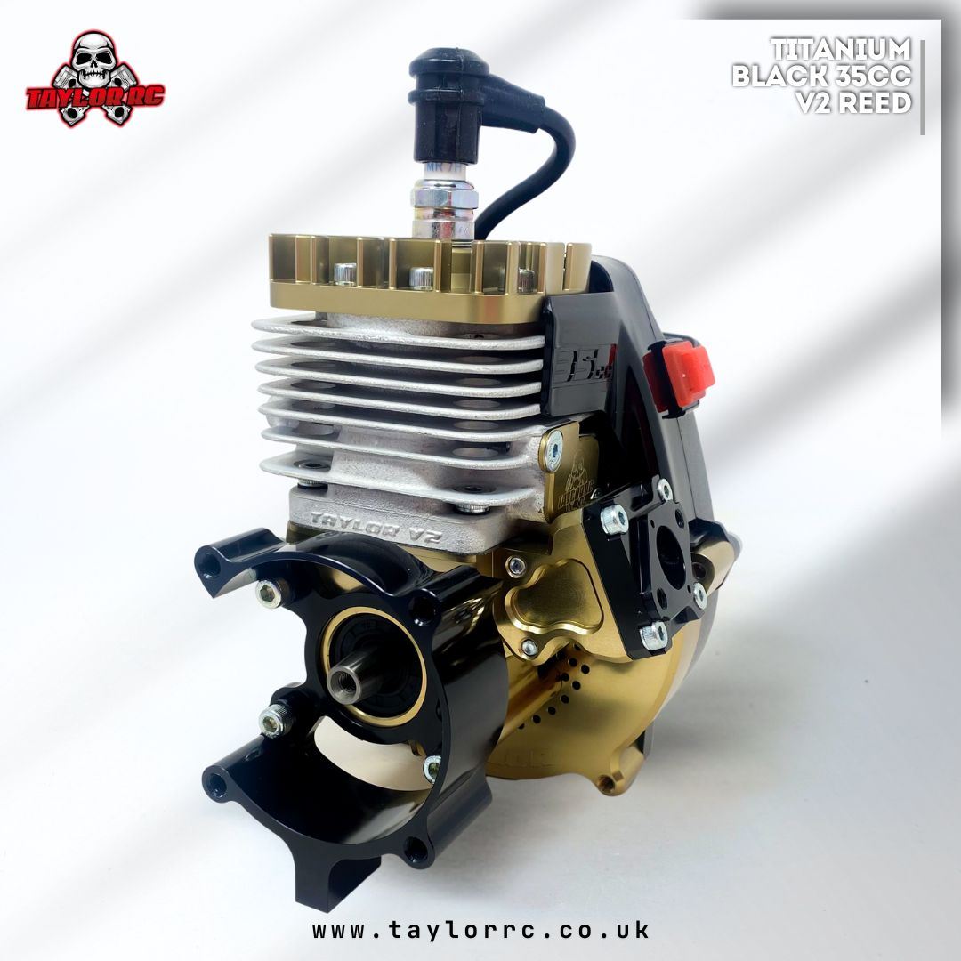 Titanium/Black 35cc V2 Reed engine – Taylor RC