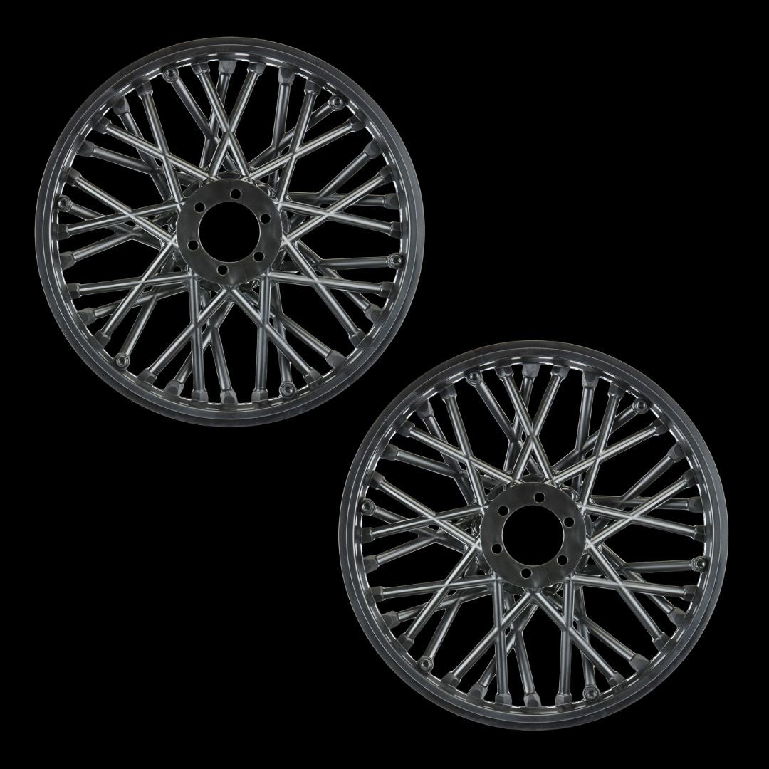 1/4 Bullyspoke V2 Bead Front Wheel Black: Promoto-MX