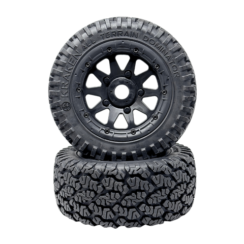 Kraken All Terrain Dominator 1/5 Scale Wheels and Tyre Set (2)