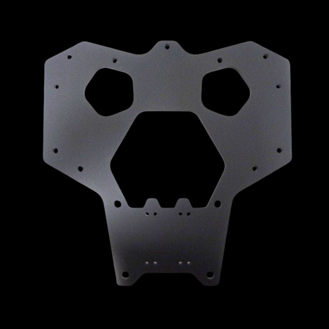 Primal RC V4 Aluminum Right Side Frame Plate (black)