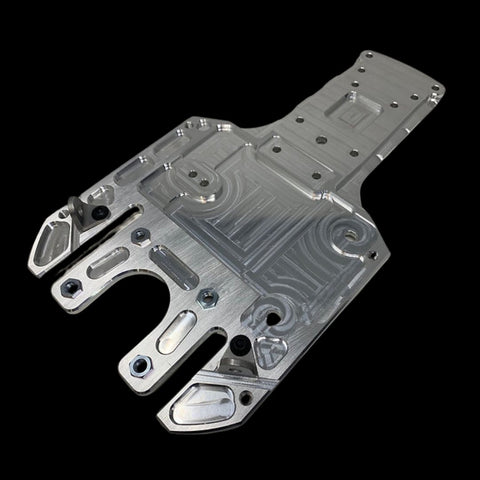 Modified RC BAJA Rear Chassis / Skid Plate Combo