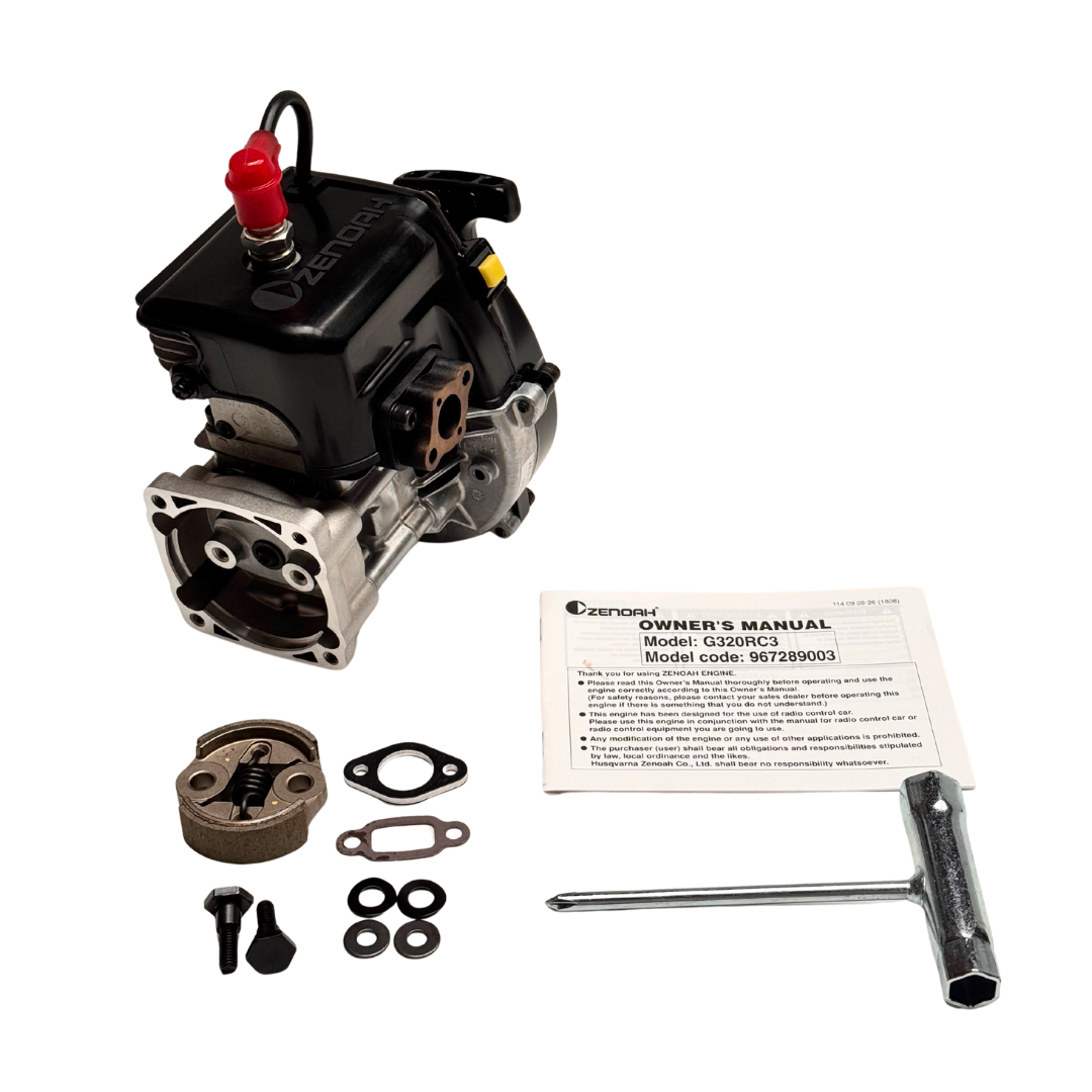 Zenoah G320 RC Engine  - Ready to Run Longblock Deal