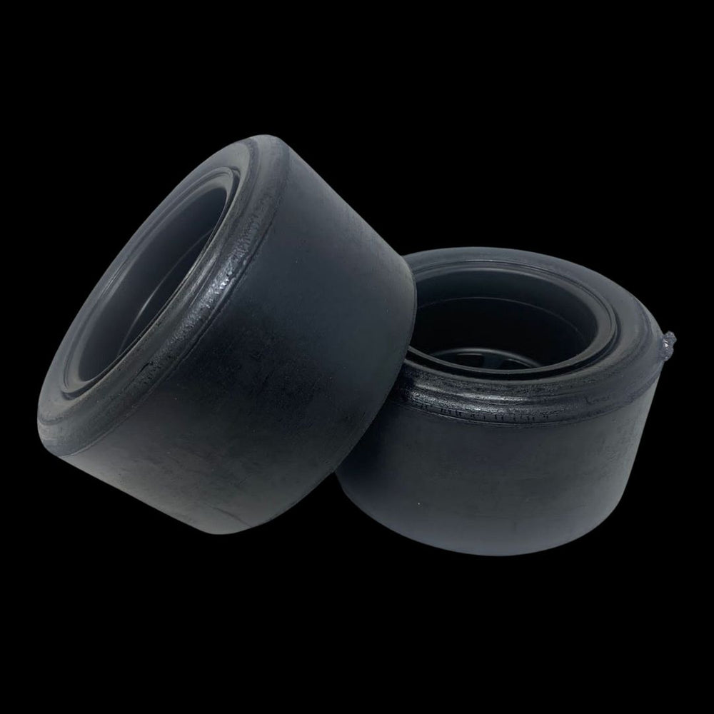 BRP 3" wide x 6" tall 405 Compound slick tyres [one pair]