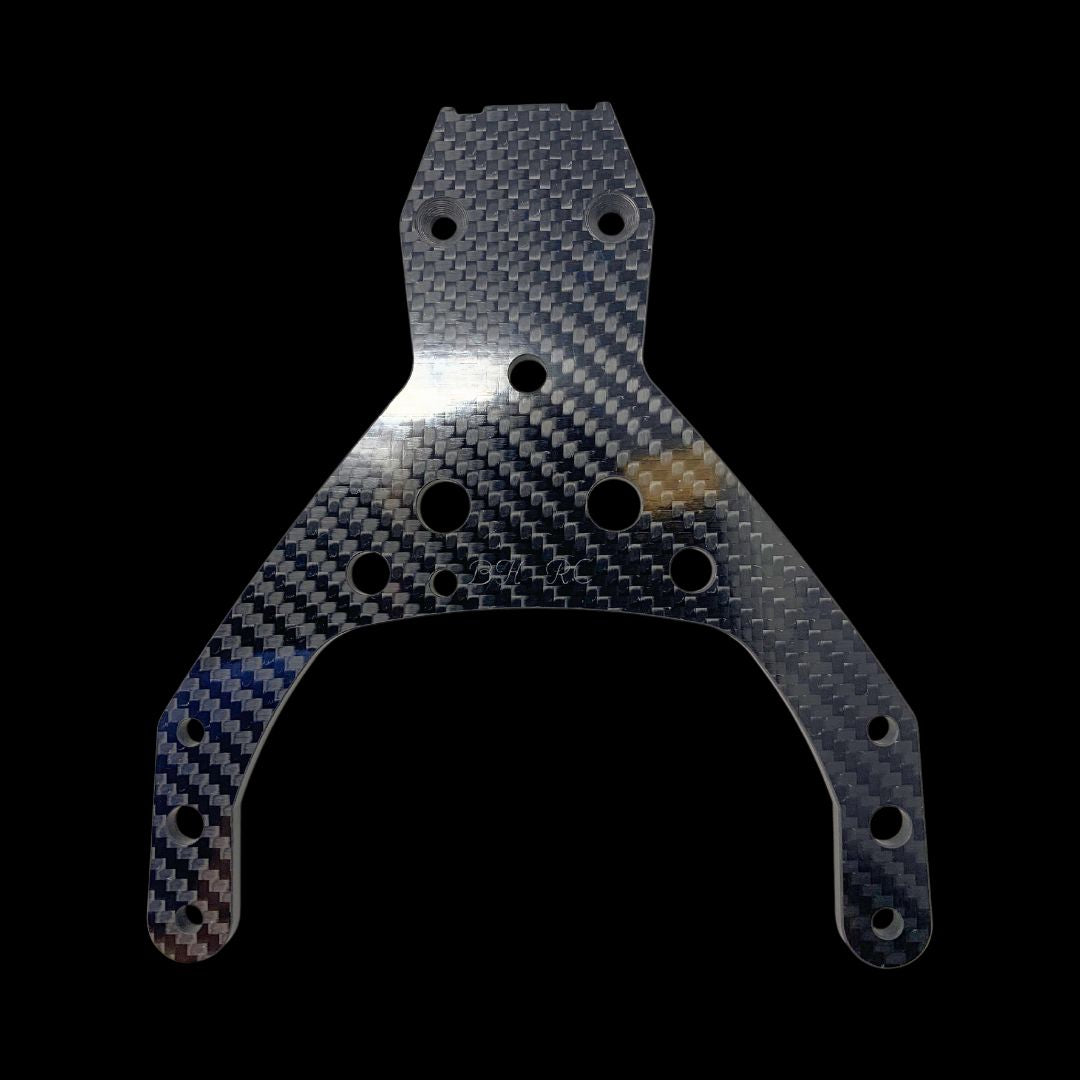 BONEHEAD RC BAJA Carbon Fibre Front Upper "Y" Plate