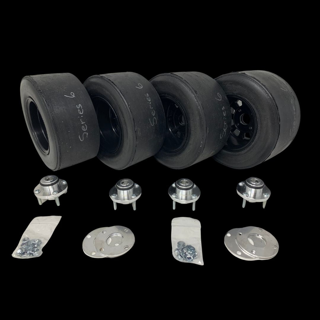 LOSI / VEKTA BRP 7"x 3" racing slicks - complete kit