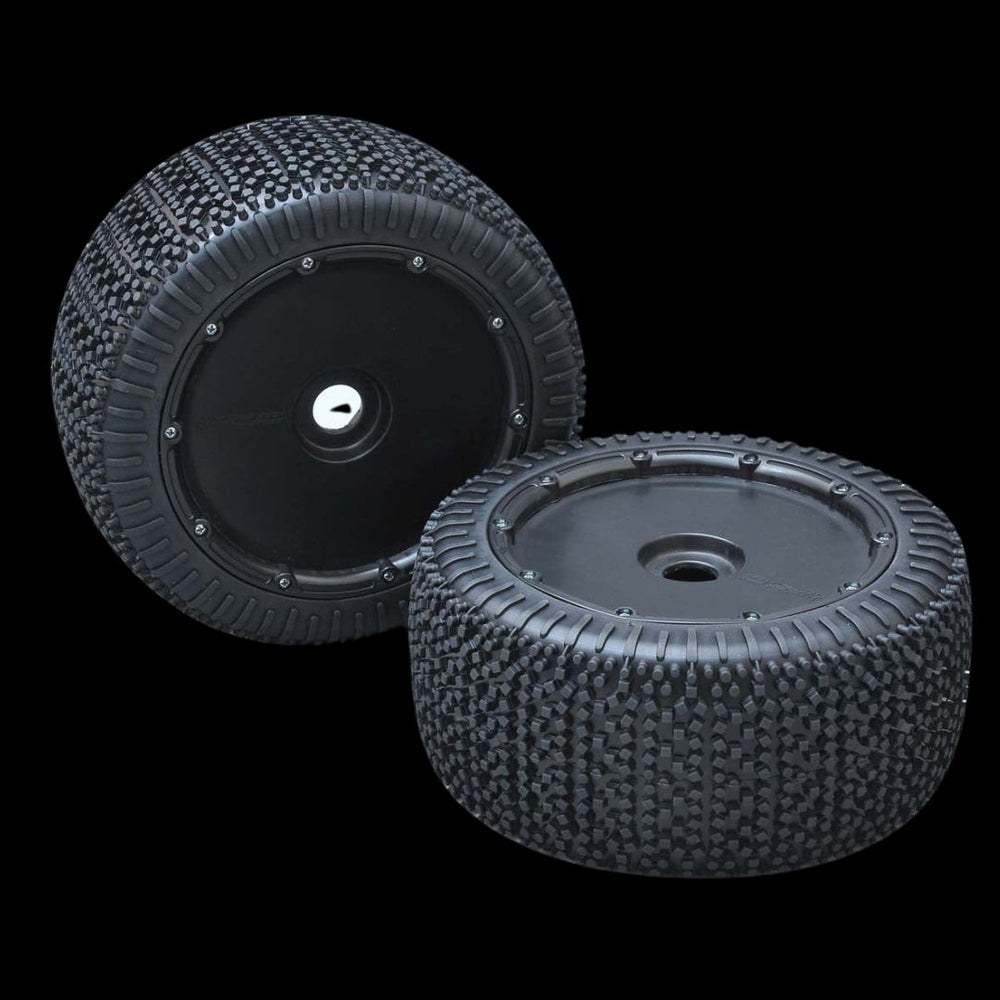 MCD Tyre 190 mm Xross-Max Bite White Spot+Black Wheel Assy - 100251X