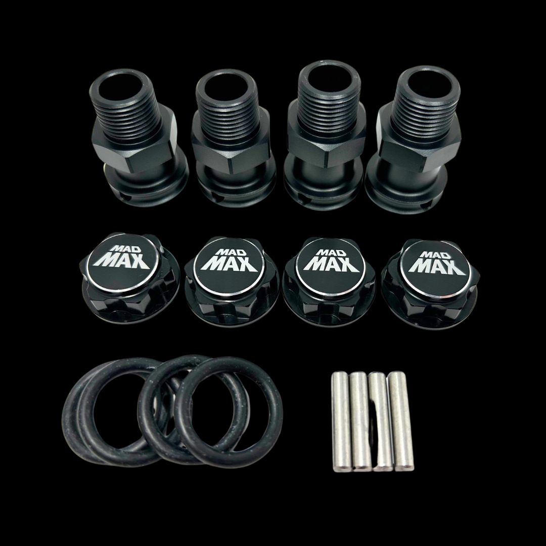 Mad Max Custom Billet Losi Wheel Extender set with Nuts