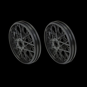 1/4 Bullyspoke V2 Bead Front Wheel Black: Promoto-MX