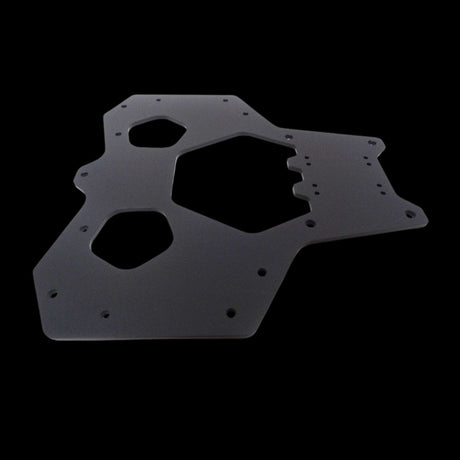 Primal RC V4 Aluminum Right Side Frame Plate (black)