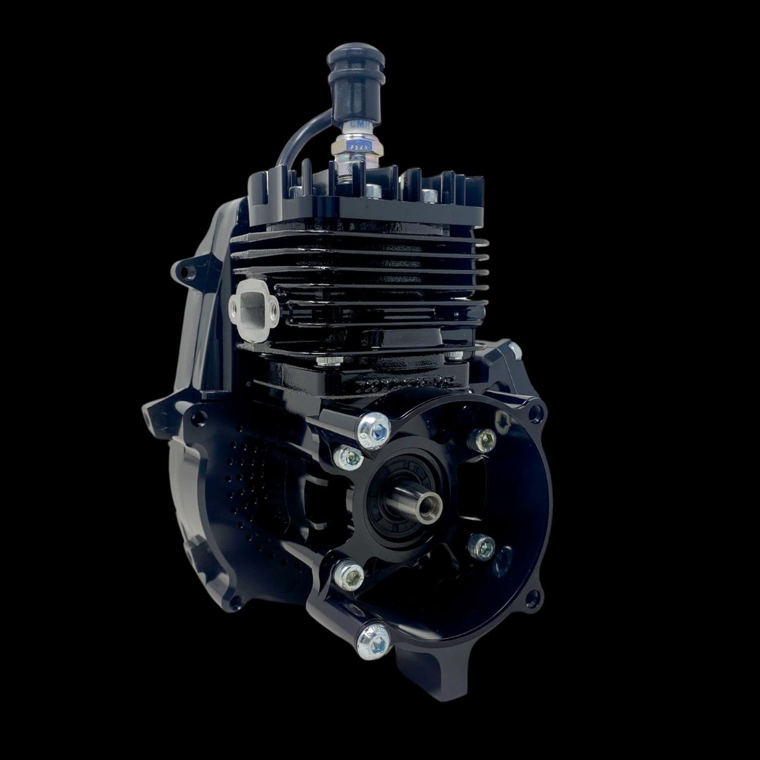 TAYLOR 35cc V2 Billet Reed Engine - Blacked Out