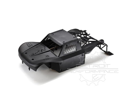 Black off-road vehicle chassis on a white background with 'Detroit Performance' branding.