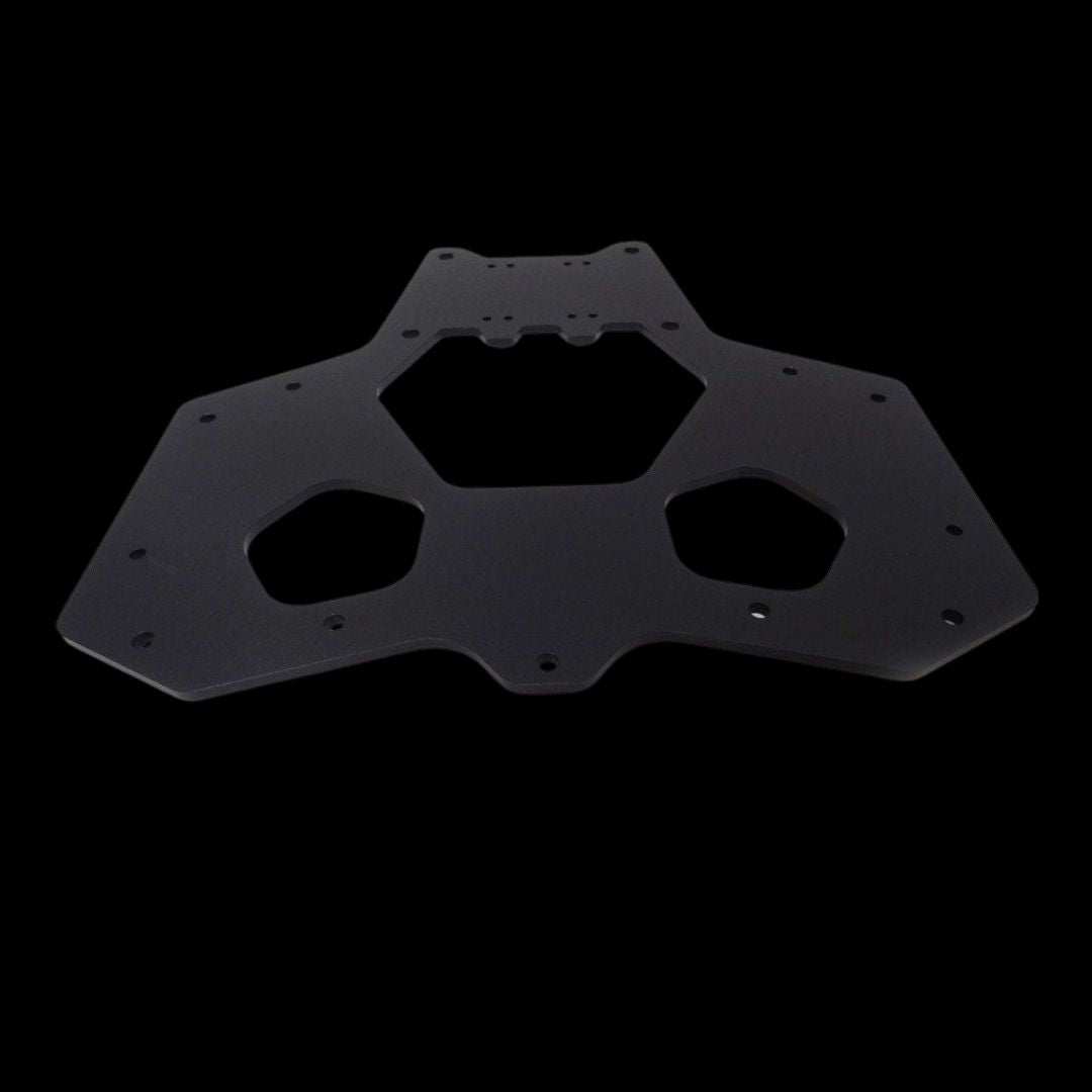 Primal RC V4 Aluminum Right Side Frame Plate (black)