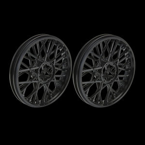 1/4 Bullyspoke V2 Bead Front Wheel Black: Promoto-MX