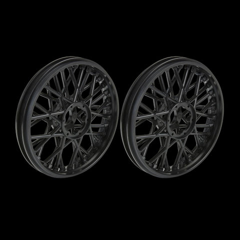 1/4 Bullyspoke V2 Bead Rear Wheel Black: Promoto-MX