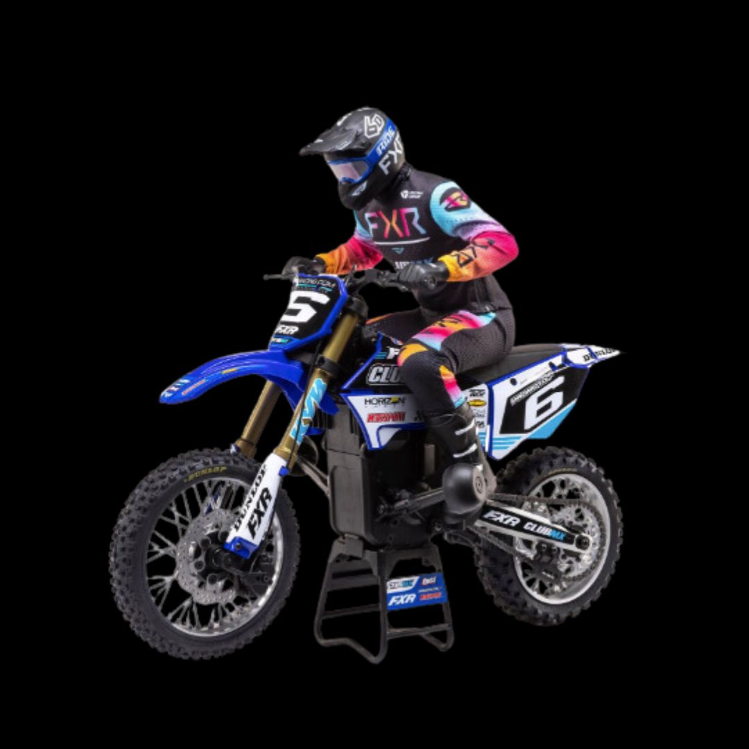 1/4 Promoto-MX Motorcycle RTR, (BLUE) LOS06000T2