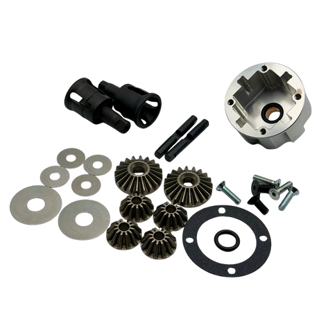 Kraken Billet Losi 5IVE-T Pin-less HD Bevel Gear Diff Conversion Kit