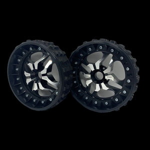 Pair of Cross-Cutter 2" with 3D 4 Bolt Centres