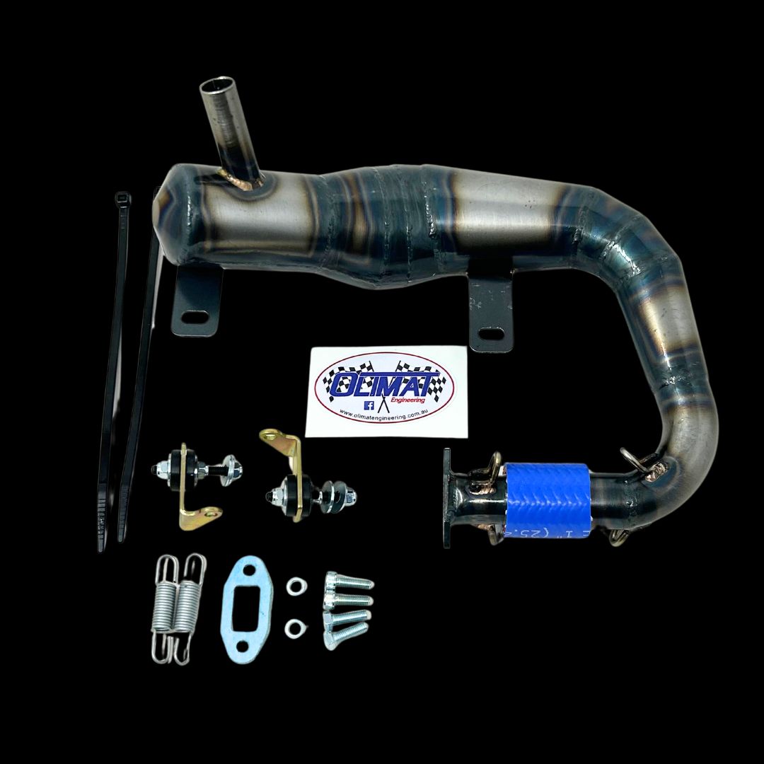 OLIMAT MCD RR5/W5/XR5 Exhaust Pipe - Silenced