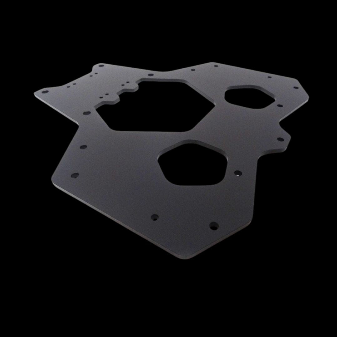 Primal RC V4 Aluminum Right Side Frame Plate (black)