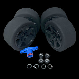 XMAXX/XRT 190mm Ultimate Foam Wheels - Zero Growth Slicks by Mad Max