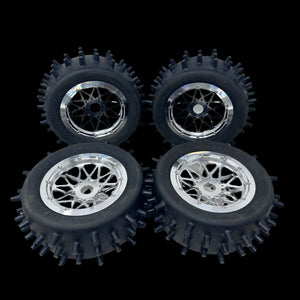 RRC Billet wheels + Akill 195mm V2 Super Spikes (4pcs)