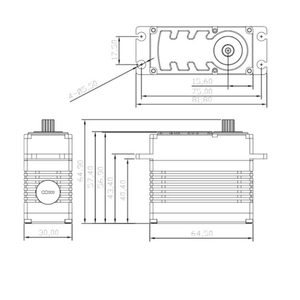 NSDRC RS2000 INSANE TORQUE 1/5 SCALE BRUSHLESS SERVO