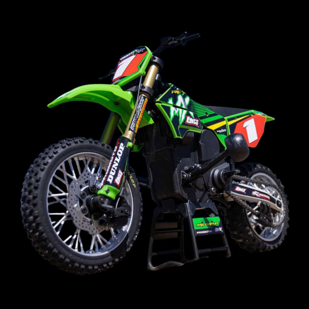 LOSI 1/4 Promoto-MX Motorcycle RTR with Battery and Charger, Pro Circuit