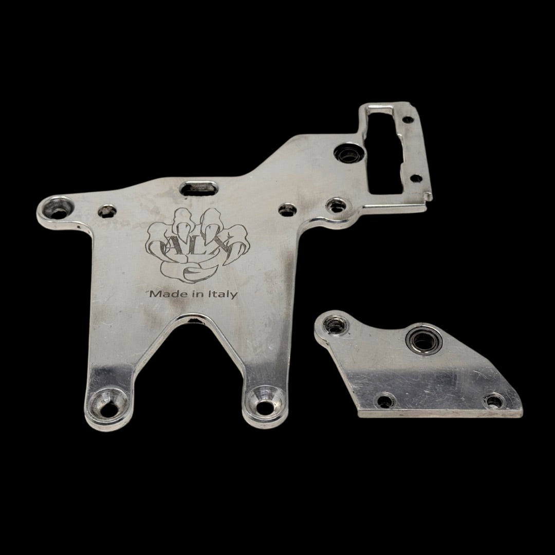 "Used" Condition ALX 7075 Baja Tranny Plate and Brake mount
