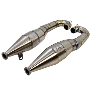 ALX Titanium 80-100cc Custom Baja Twin Exhaust Pipes