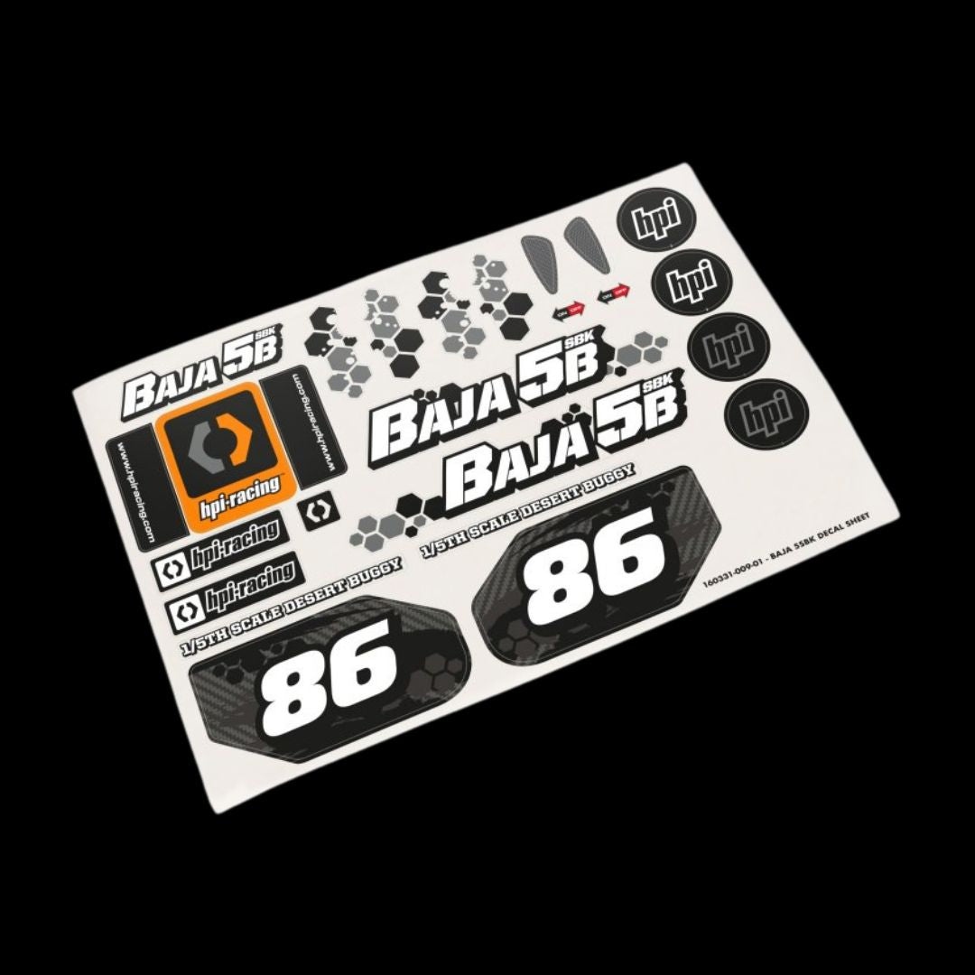 HPI BAJA 5B BUGGY CLEAR BODY w 2022 DECALS – Taylor RC
