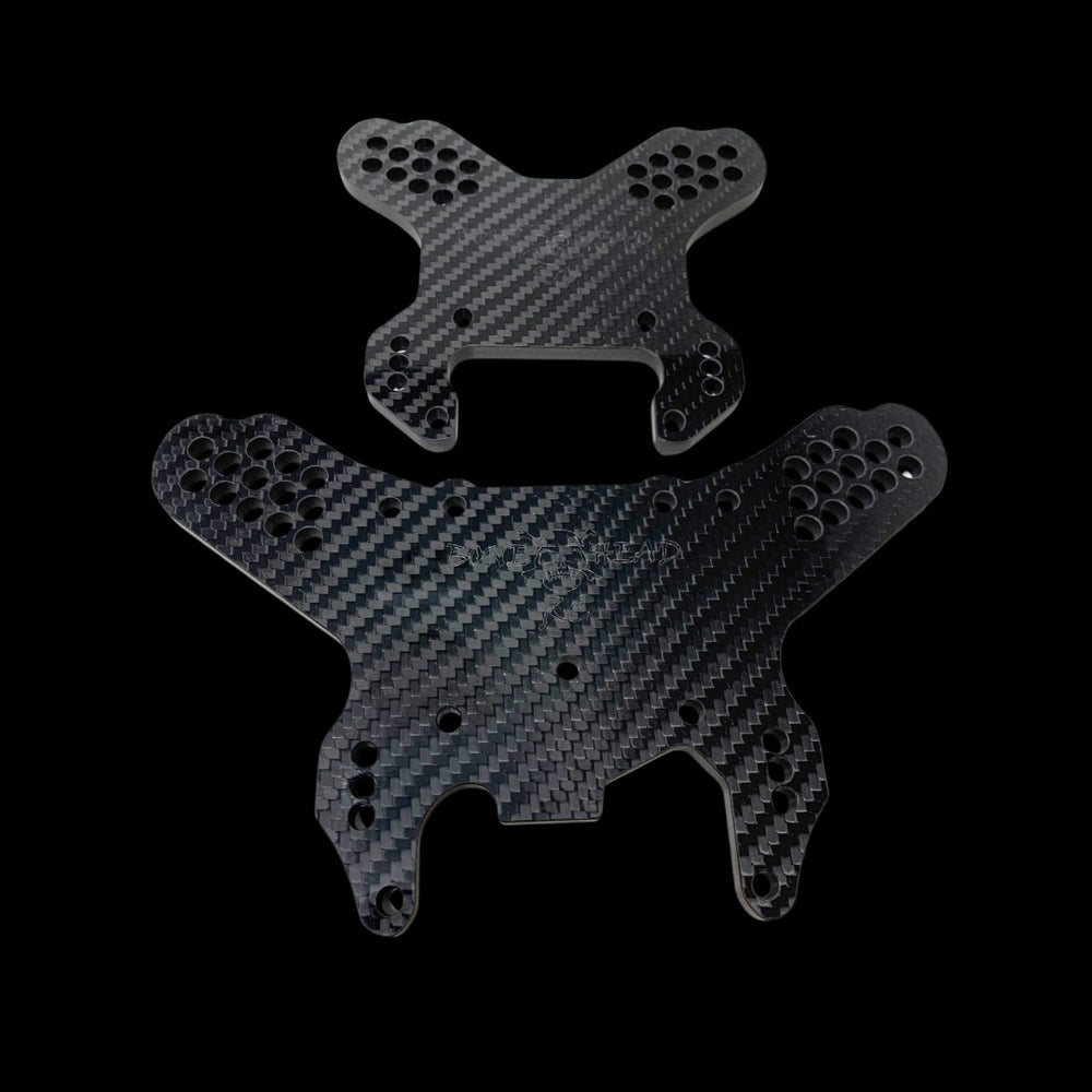 BONEHEAD Carbon Losi 5T & 5ive 2.0 Shock Tower Set