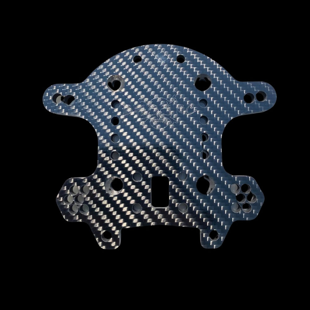 BoneHead RC Upgraded Carbon Fibre Kraken Vesla Rear Shock Tower