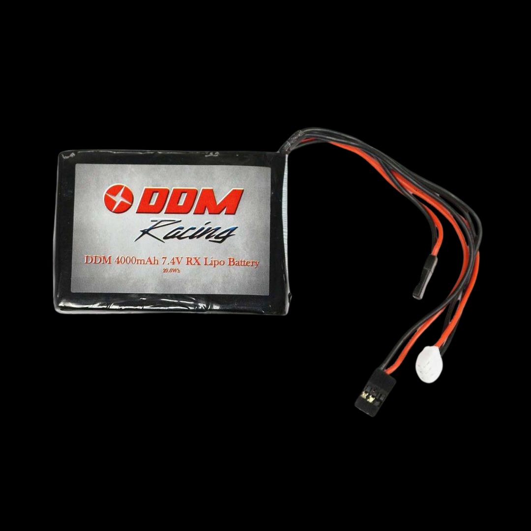 DDM Racing 7.4v 4000mAh RX LiPo Battery for HPI Baja 5B/5T/5SC