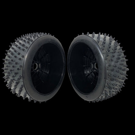 (HD glued) MCD 180mm Astro Max Hard Compound Tyres on Disc Wheels