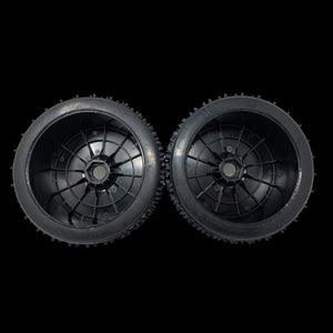 (HD glued) MCD 180mm Astro Max Hard Compound Tyres on Disc Wheels  (One pair)