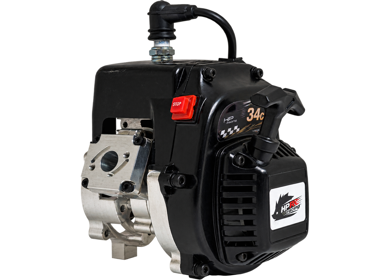 HPRC Billet Reed Case 34cc Race Ported Zenoah Engine