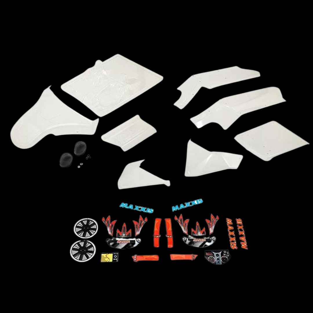 Losi Body Set w/Sticker Sheet, Clear: DBXLE - LOS250018