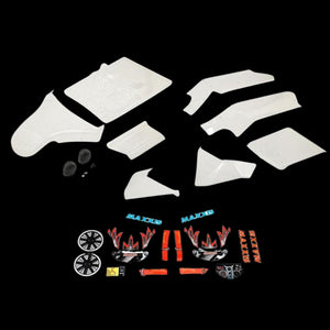 Losi Body Set w/Sticker Sheet, Clear: DBXLE LOS250018