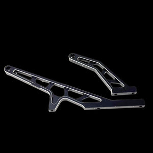 Chassis Brace Set - Rear - Aluminum - Black: DBXL-E 2.0 LOS351015