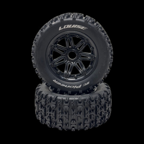 Louise RC 5th Scale 189mm Pioneer 24mm Hex Wheels/Tyres  L-T3292B