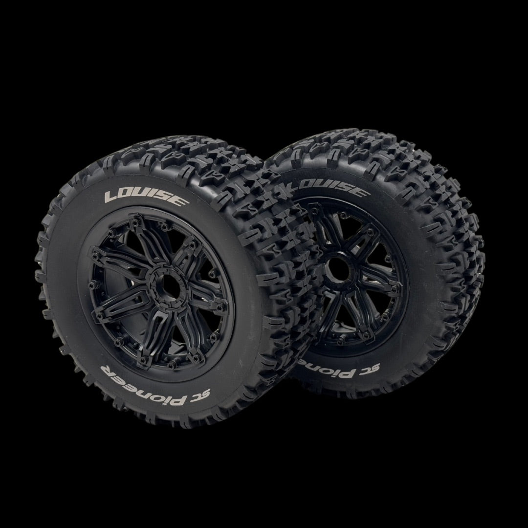 Louise RC 5th Scale 189mm Pioneer 24mm Hex Wheels/Tyres  L-T3292B