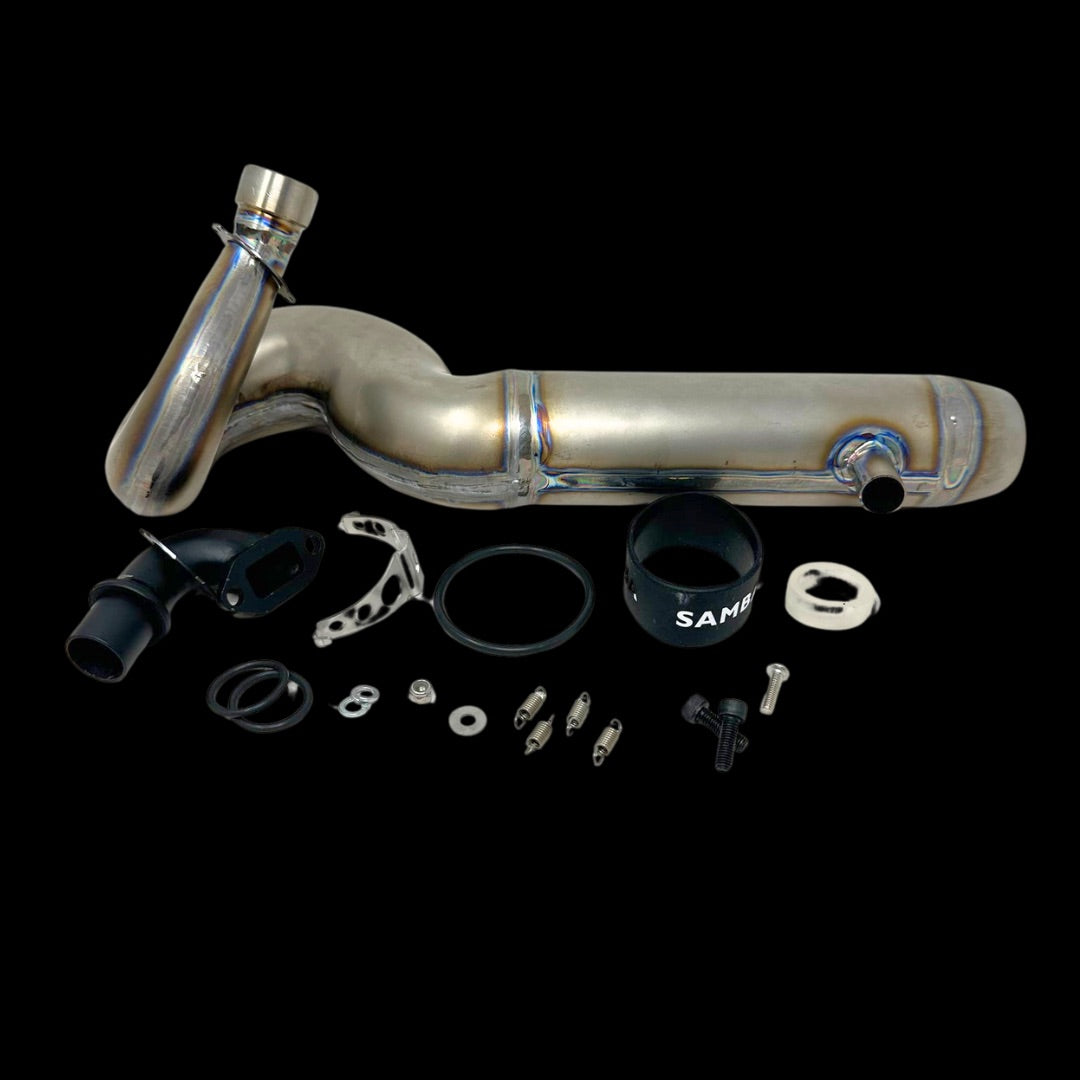 MCD DUOX SAMBA 8 Titanium Tuned Exhaust Pipe Kit